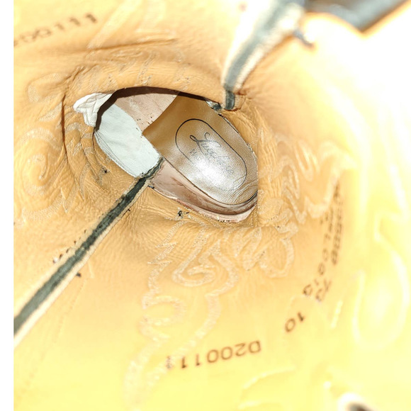 Lucchese  10D Custom Hornback Caiman Burnished Mad Dog Goat Shaft Cowboy Boots - Picture 12 of 13